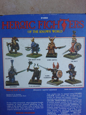 Citadel Box Set Heroic Fighters of the Known World 810959  Neu OVP 8 Figuren