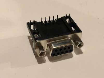 (45) K44-E9S-PJ, KYCON, D-Sub Standard Connectors, 9 POS,TH,DB9 SOCKET (FEMALE)