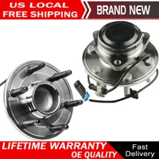 2WD Front Wheel Hub Bearing Pair for Chevy Silverado Express GMC Sierra 1500 HD
