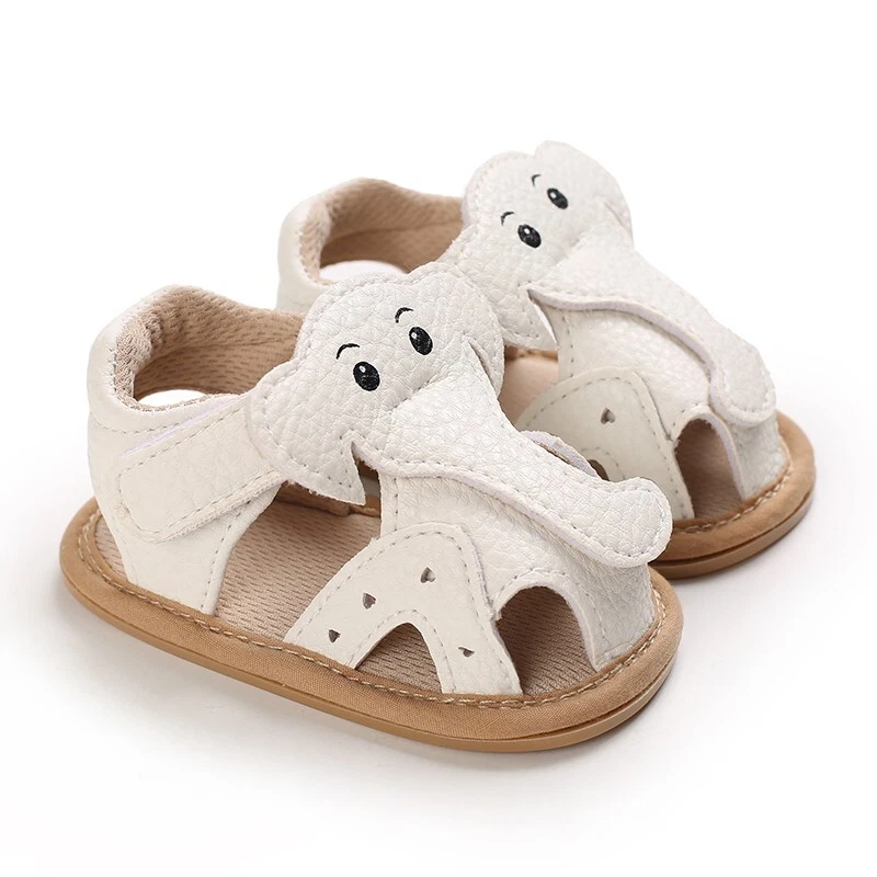 Newborn Baby Boy Girl Soft Sole Crib Shoes Infant Casual Summer Sandals 0-18 M — 第 4/4 张图片