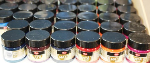 Color efecto oro maya + polvo de estrellas 45 ml (1ltr. = 180 €) diferentes tonos - Imagen 3 de 11