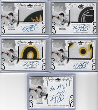 2016 Leaf Trinity DAULTON JEFFERIES Letter Patch Bronze Prism RC Auto Pirates