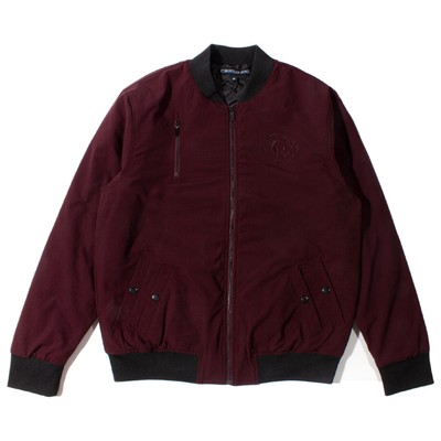 Christian Rose Bomberjacke Herren Pflaume/Schwarz