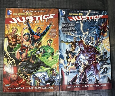 Justice League The New 52 Vol 1 & 2 DC Comics TPB Paperback Lot | eBay