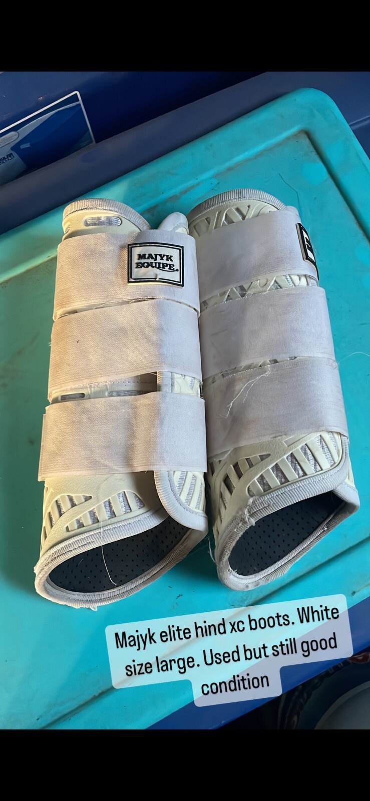 Majyk Equipe Elite Xc Boots. Hind Large. White