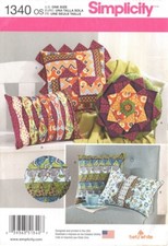 FIVE SPECIAL PILLOWS - Simplicity 1340