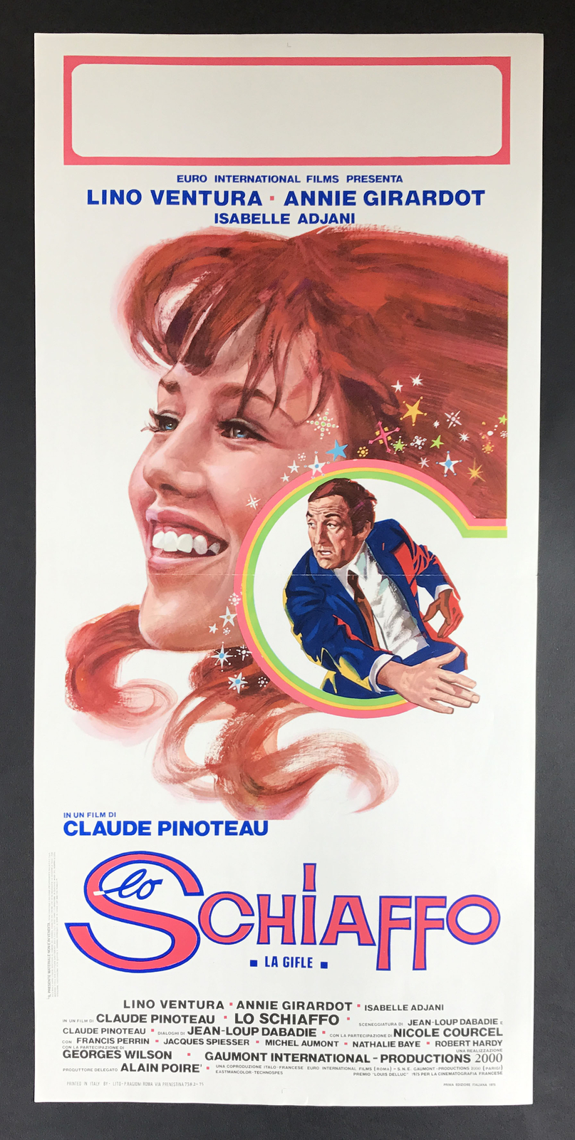 Locandina originale film Lo schiaffo (1974) - Regia di Claude Pinoteau
