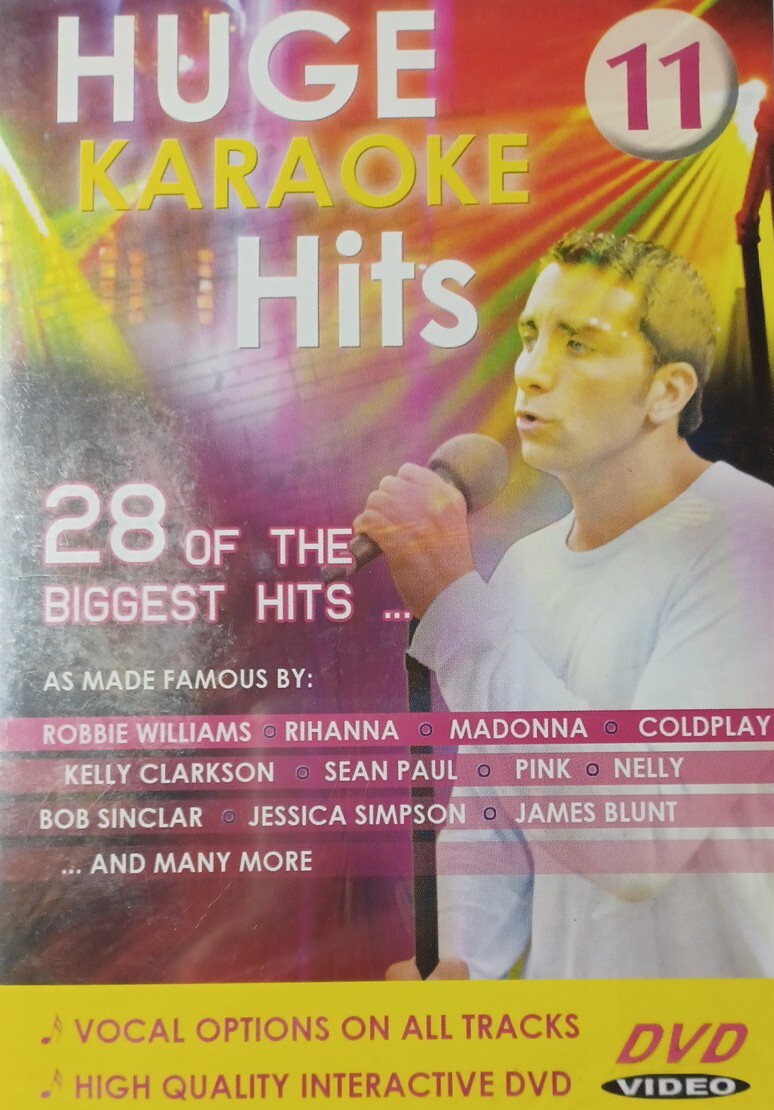 HUGH KARAOKE HITS #11 DVD NEW SEALED 28 TRACKS + FREE UK POST #PB