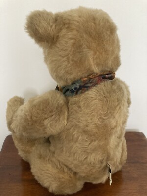 イギリス Big softies社　テディベア Vintage Big Softies Teddy Bear 17” Tall Made in Yorkshire, England