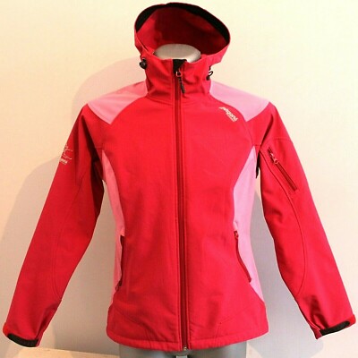 Women Bergans Of Norway Red Pink Jacket Softshell Melbu Lady Waterproof M UK12 