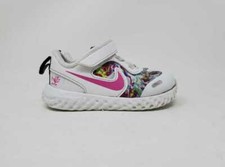 Toddler girls 7 Nike Revolution 5 no tie shoes sneakers CW1605-100
