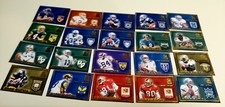 1999 Crown Royale Supial Mini Football Set 20 Moss Peyton Manning Barry Sanders