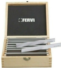 SET SERIE PARALLELE ACCIAIO TEMPRATE RETTIFICATE FERVI P015 MORSA FRESA CNC 18PZ