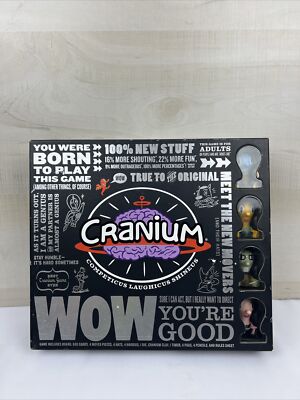 Cranium Wow You're Good Adult Version Board Game COMPLETE (Needs Clay)