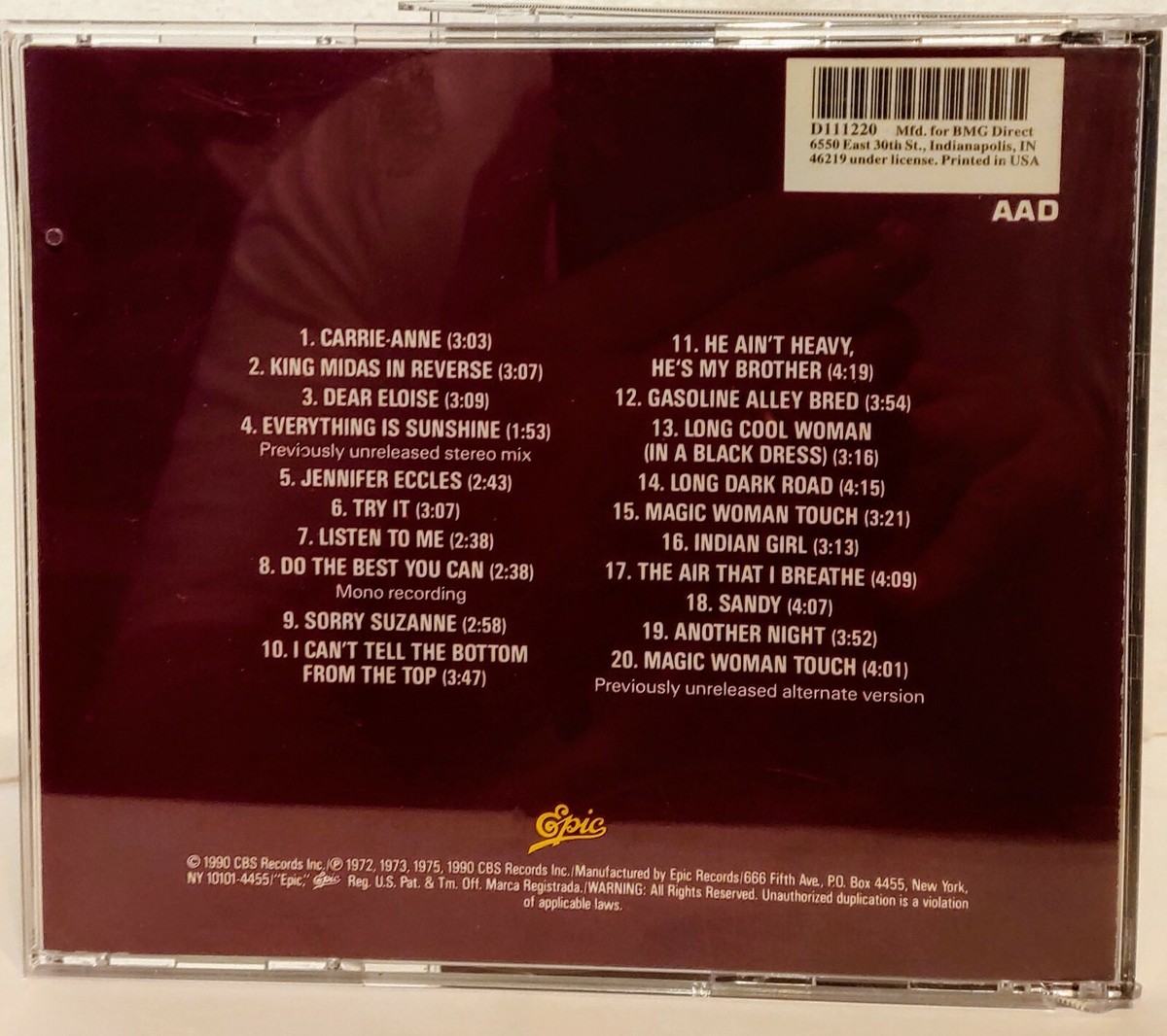 The Hollies : Anthology (CD) NICE ! 886972425023| eBay