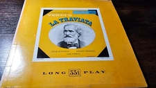 Highlights From Verdi's La Traviata, Licia Albanese - 1950, LP Opera - VG Vinyl