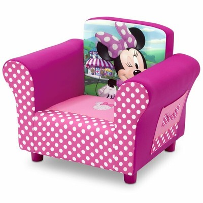 minnie mouse upholstered sofa & ottoman set