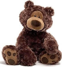 Gund Philbin Chocolate Brown Teddy Bear Stuffed Animal Plush 12" inches
