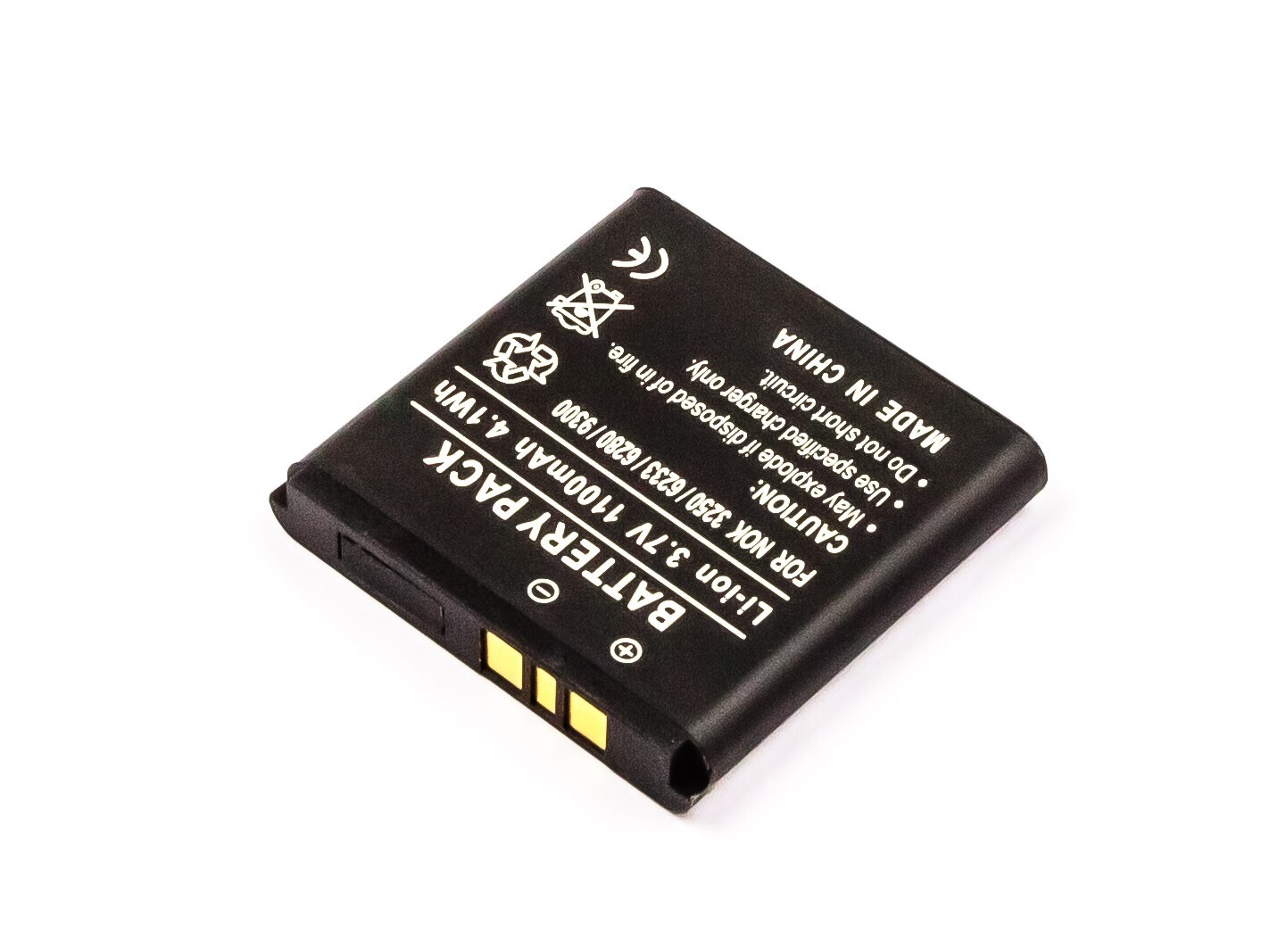 Replacement Battery for Nokia BP-6M 3.7V 1100mAh Li-Ion Internal Battery