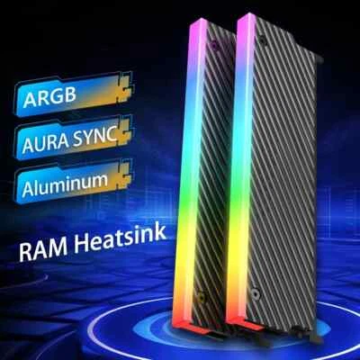 BRAVOTEC COVER RAM HEATSINK ARGB DISSIPATORE RGB UNIVERSALE DDR5 DDR4 DDR3 AURA SYNC 3PIN