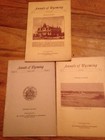 WYOMING 3 BOOKLETS "ANNALS OF WYOMING 1953 1945 1947