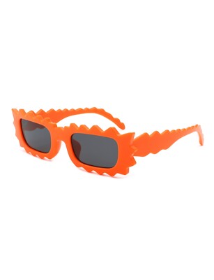 New -  Fashion Square Sunglasses Women New Unique Irregular Wave-Shaped Frames Amazon.com: COTIA 2025 Fashion Square Polygon Sunglasses for  main image 2