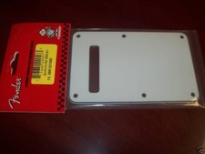NEW - Genuine Fender Backplate For Strat - 3-PLY WHITE, 099-1321-000
