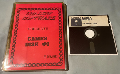 GAMES DISK #1 - Atari 400/800 Computer Shadow Software 5.25" Floppy ...