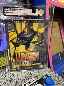 1994 Sega Genesis Urban Strike Graded VGA 80 NM Sealed Jungle Strike Sequel NEW
