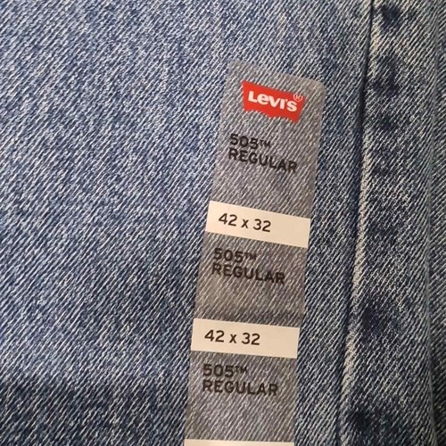 Levi's 505 Regular Jeans Size 42x32 NWT - Picture 5 of 6