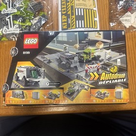 LEGO Racers 8199 Security Smash NEW Open Box Semi Truck Armored Car FoldingRoad 