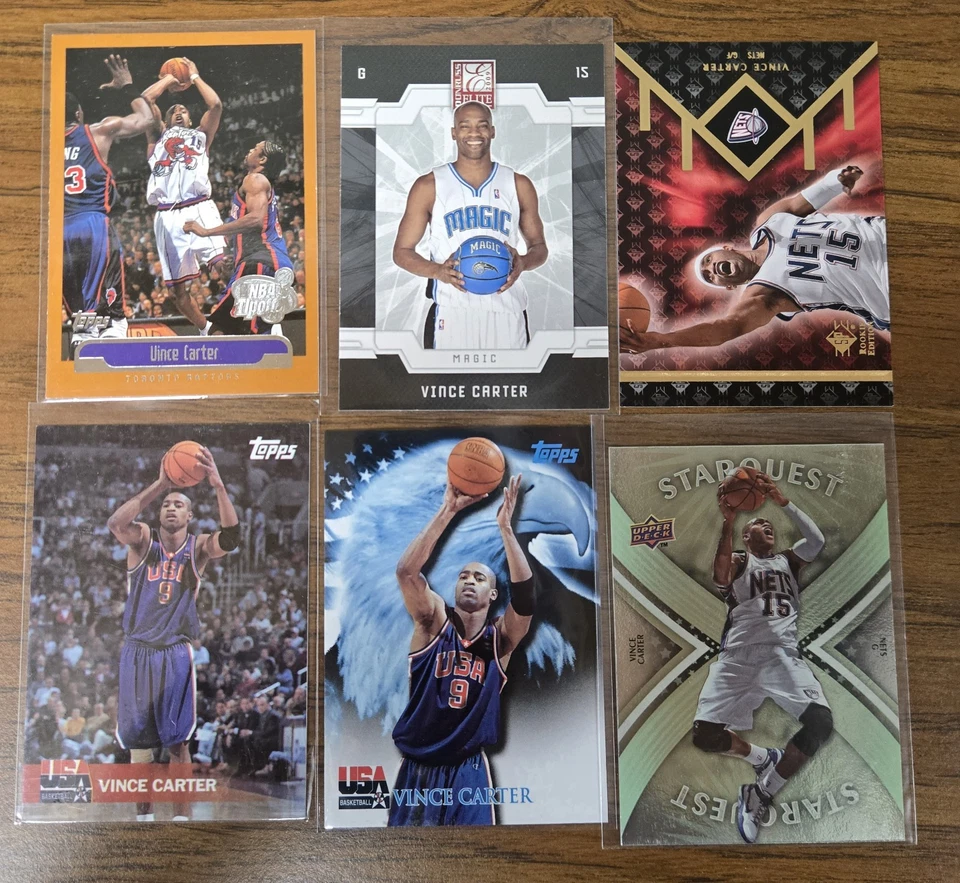 Lote de 52 cartas NBA Vince Carter Foto 3 de 4