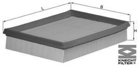 Knecht LX643 Luftfilter Luftfiltereinsatz FüR Citroen FüR Peugeot