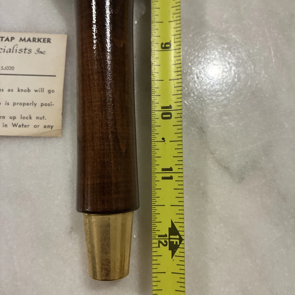 NOS Old Milwaukee Beer 13.5"-  Tri-Side Wood Tap Handle Vintage 3-sided NEW - Image 2 of 4