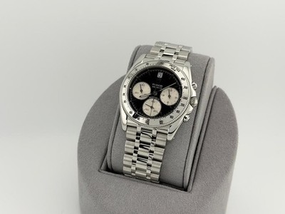 Tudor Monarch 15900 36mm Reverse Panda Black White Dial
