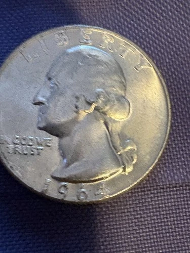 1964-D Proof Like 90% Silver Washington Quarter