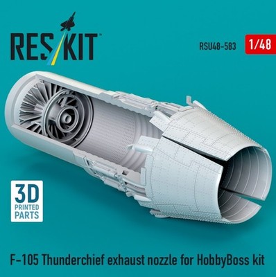 Reskit RSU48-0583 F-105 Thunderchief exhaust nozzle for HobbyBoss kit 1/48