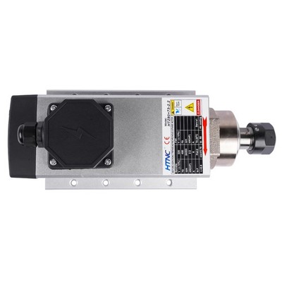 Square Air Cooled Spindle Motor 2.2KW CNC Spindle Motor 220V 400Hz ER20 Collet