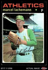 1971 Topps #84 Marcel Lachemann Athletics 4 - VG/EX