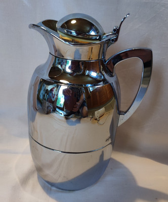 Alfi 1 Liter Design Thermoskanne Isolierkanne Juwel retro Vintage shabby chrom