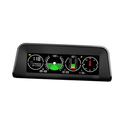 X60 Pro Car Inclinometer for Off-Road, GPS Speedometer MPH KMH with Compass, 