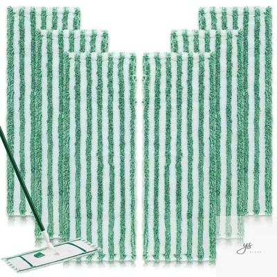 6 Pack Replacement Mop Refills Compatible with Libman Wet & Dry Microfiber Mop