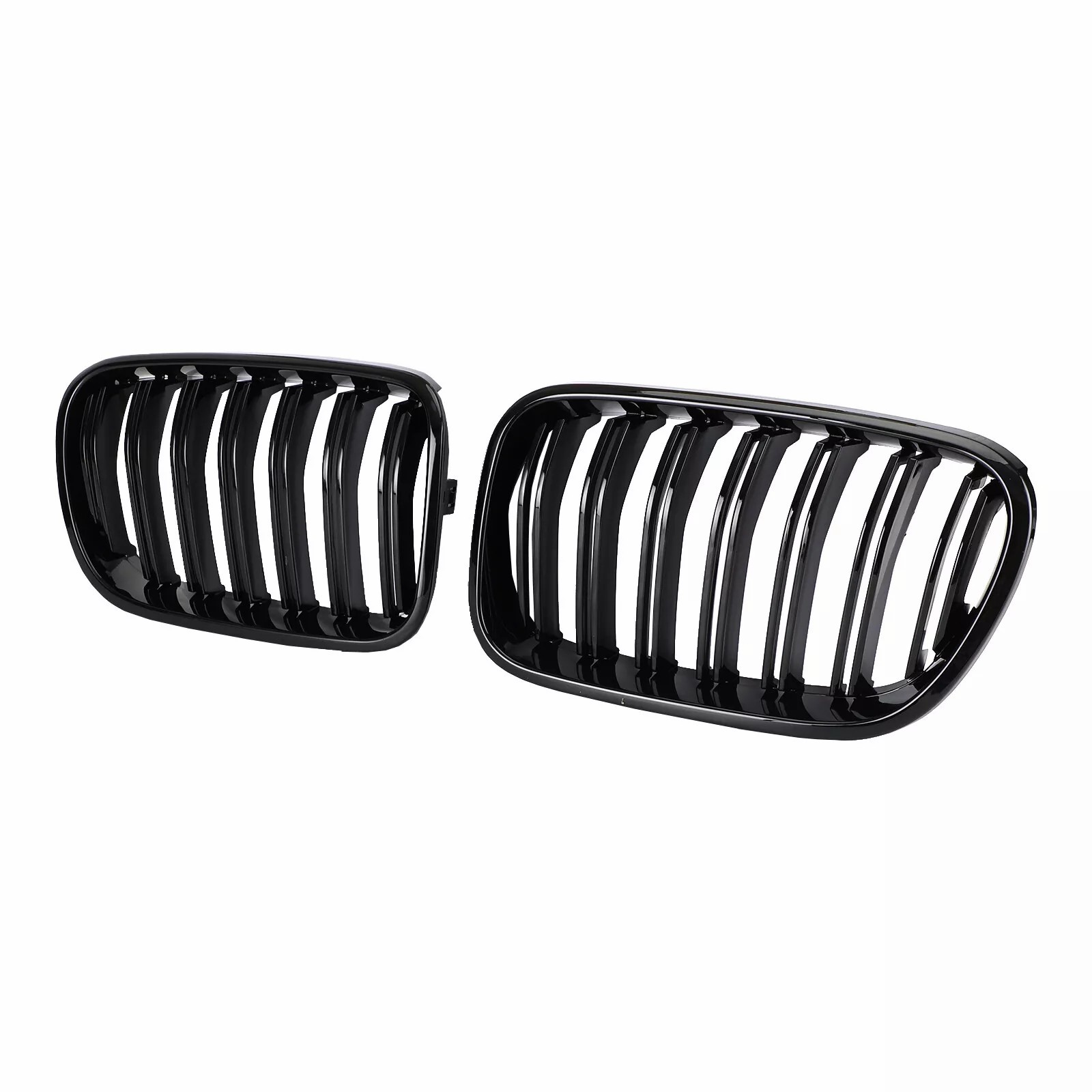 For BMW F25 X3 2011-2014 Pre-LCI Front Bumper Kidney Grille Grill Double Slats