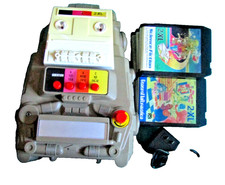 1978 MEGO Corp 2-XL Talking Robot With Power Supply  Seven 8-Track Tapes Tested