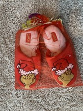Primark Grinch Christmas Slippers NWT