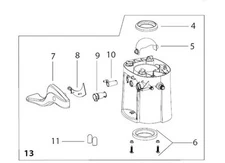 Thetford 42135 Aqua-Magic Style II Toilet Base - Low White