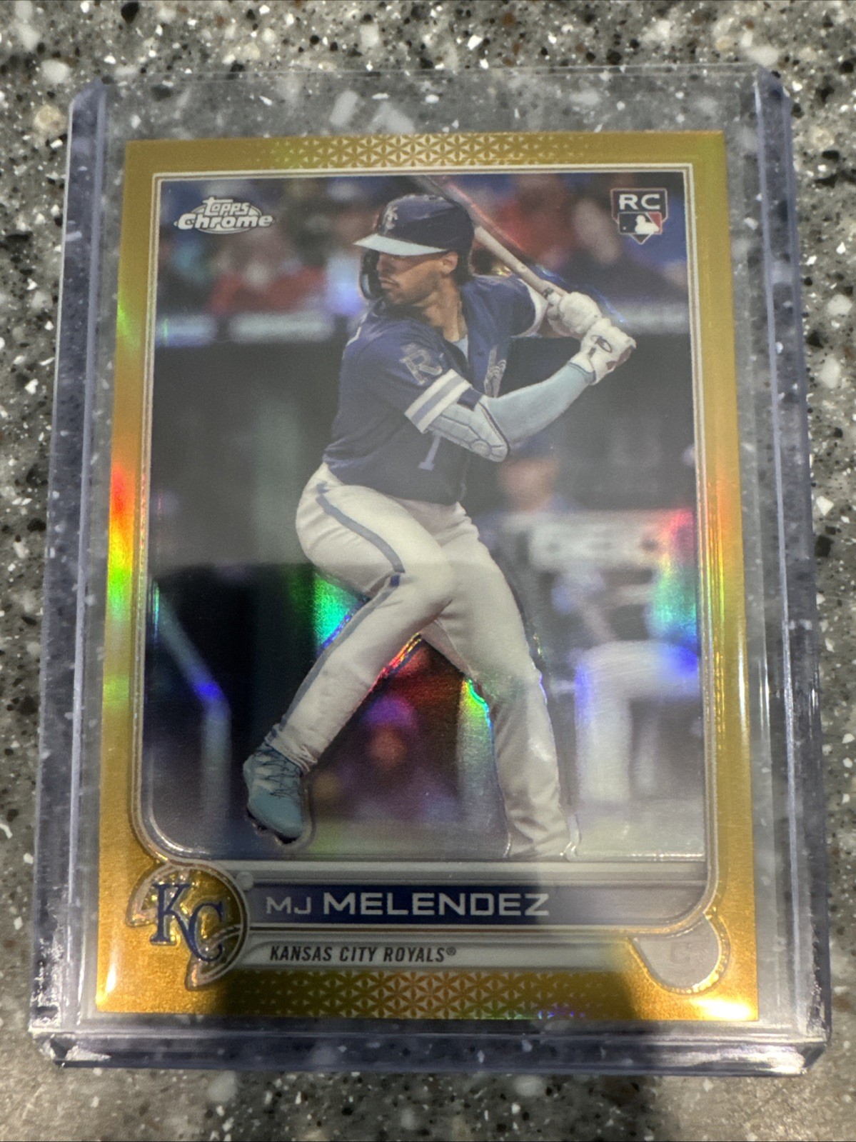 2022 Topps Chrome Update Series MJ Melendez #USC38 Gold Refractor /50 (RC)