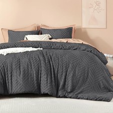 Oversized King Comforter Set Dark Grey, Oversized King 120"x98" 12-dark Grey