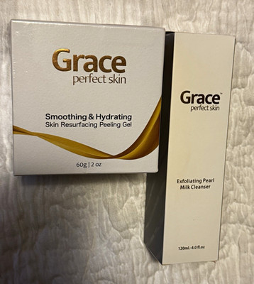 Grace Perfect Skin Resurfacing Peeling Gel 2 oz + Pearl Milk Cleanser $300 value