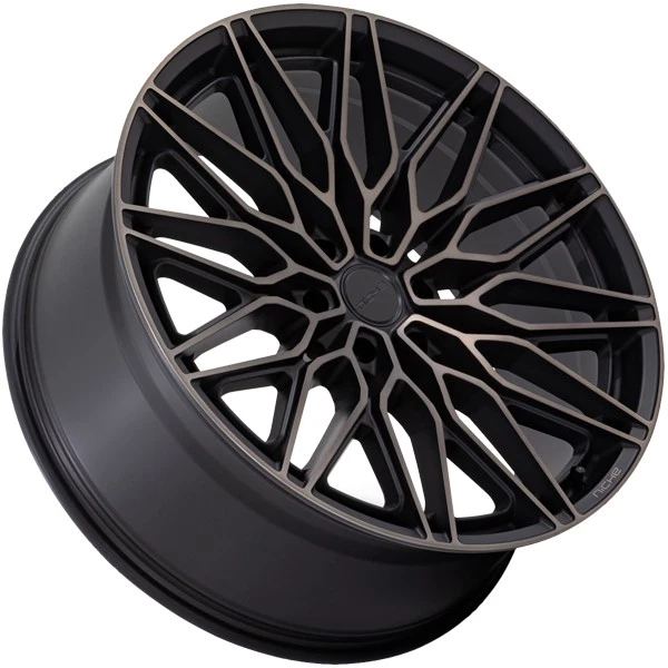 Niche NC278 Calabria 6 24x10 6x5.5" +20mm Black/Tint Wheel Rim 24" Inch Foto 2 de 4
